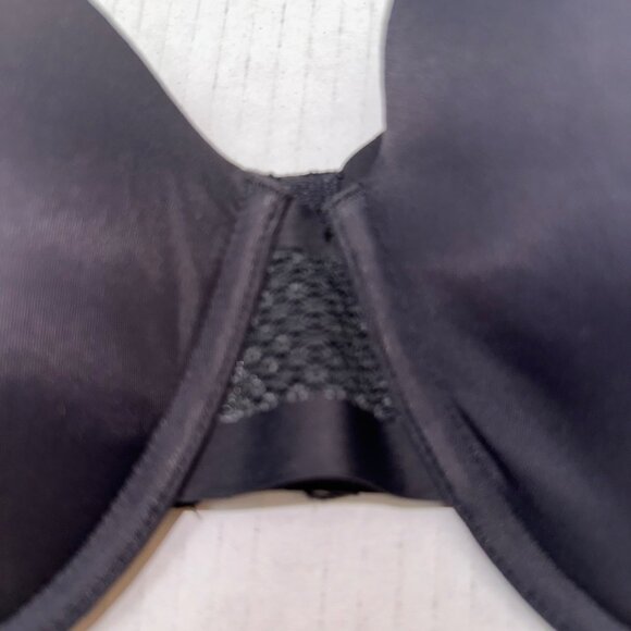 Bali 42C Black Ultimate Smoothing Lightweight‎ T-Shirt Underwire Bra DF4481 - Picture 3 of 7